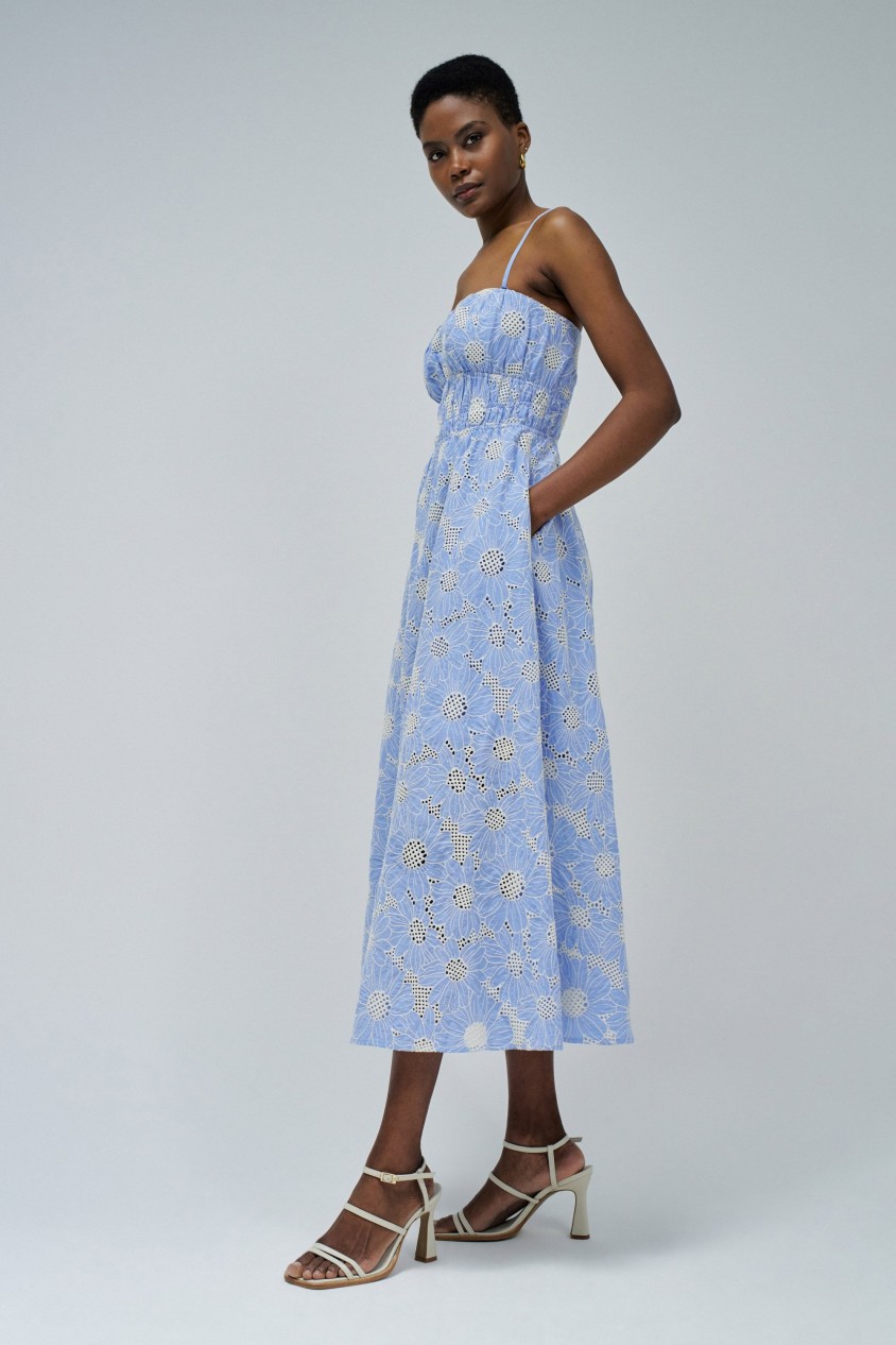 DRESS IN ENGLISH EMBROIDERY