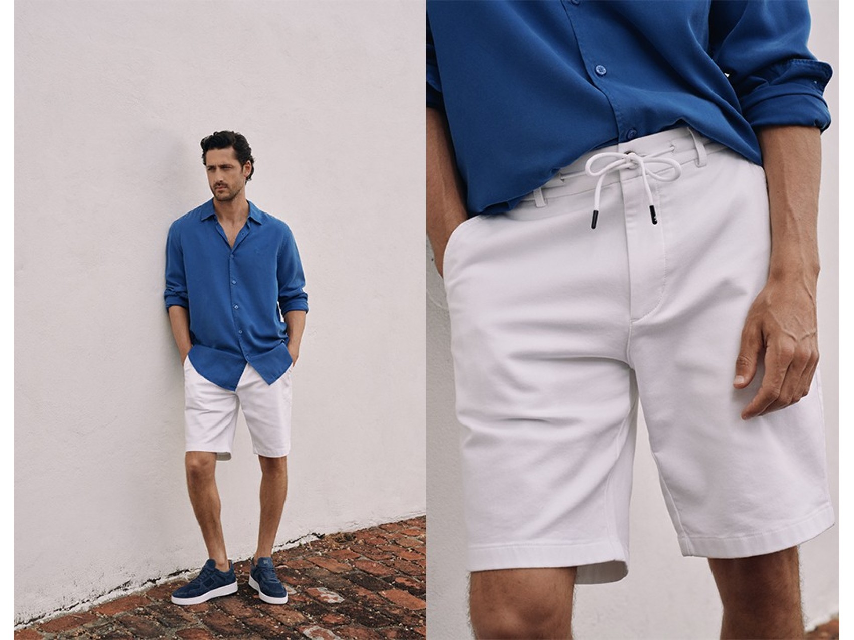 REGULAR SHORTS S-ACTIV WITH DRAWSTRING