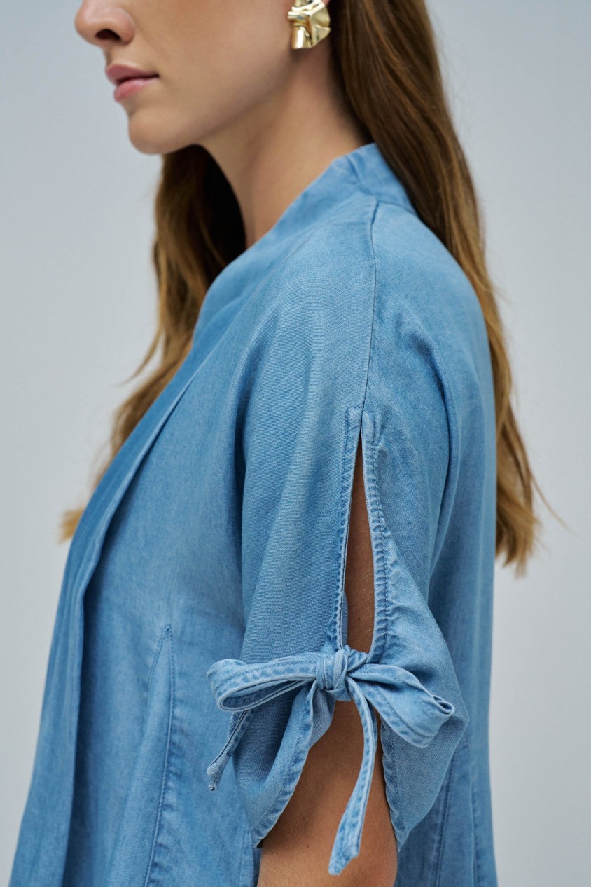 LIGHTDENIM BLOUSE