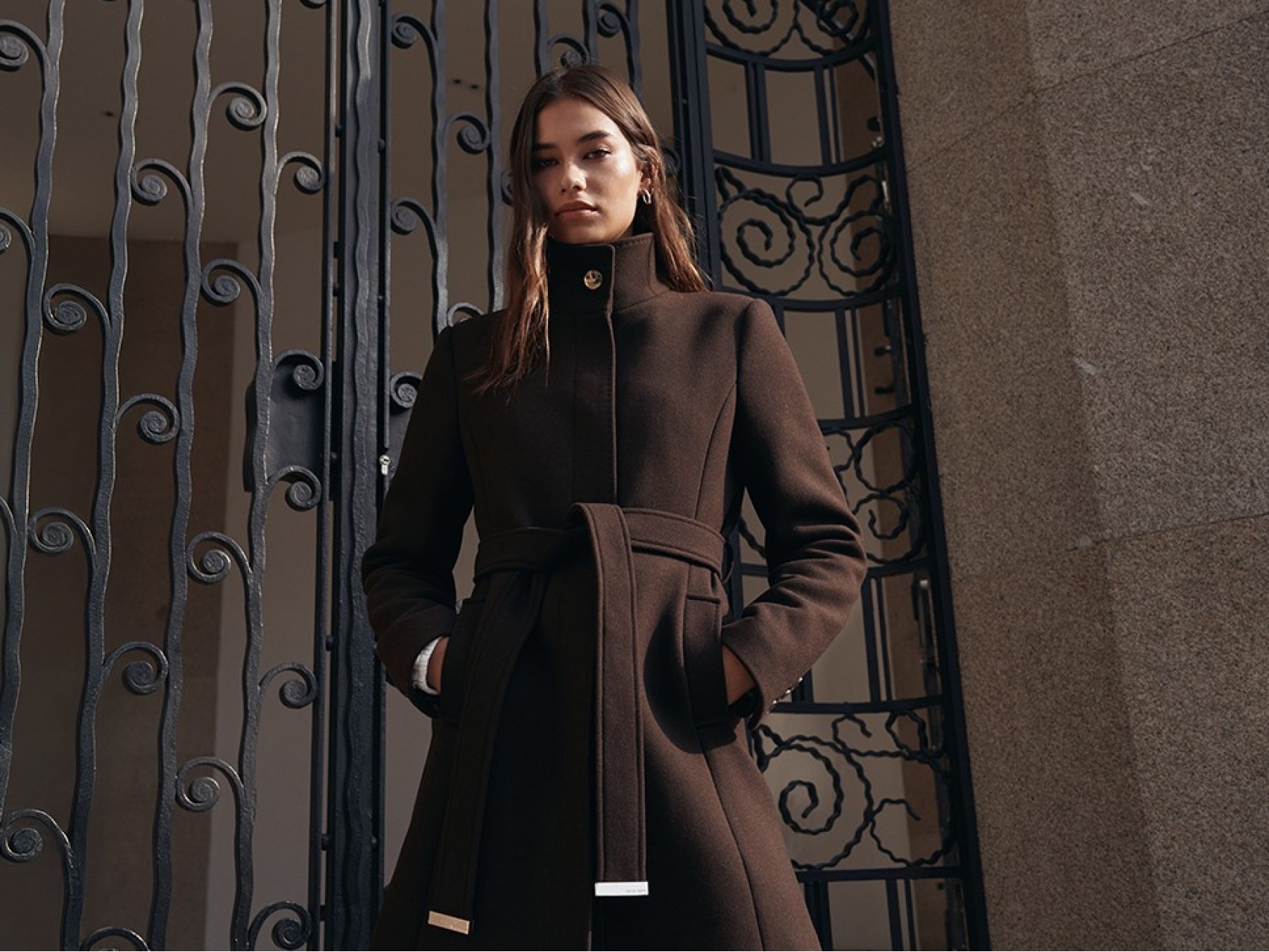 GRACE WOOLLEN COAT WITH BELT