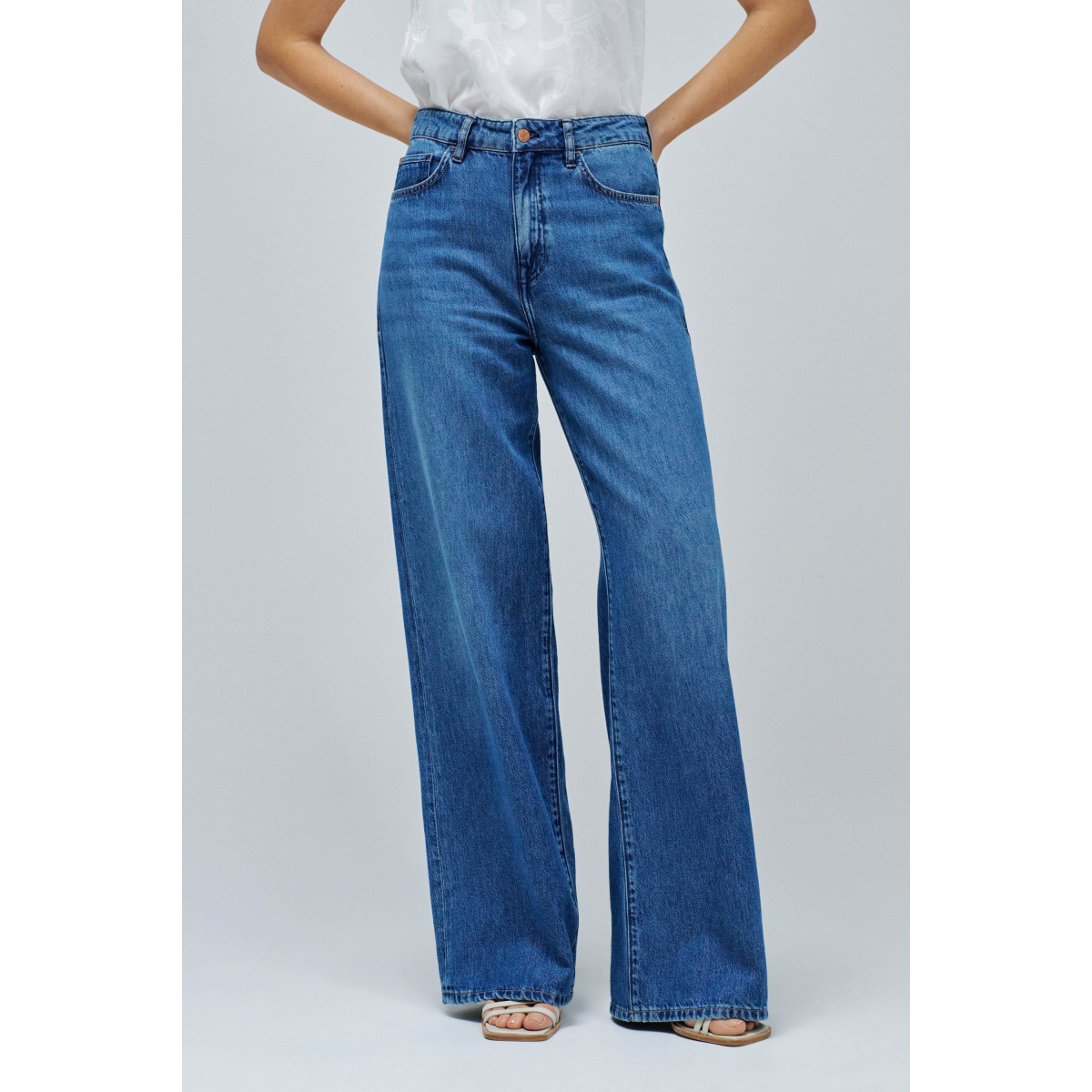 Salsation サルセーション Wide pants (XS size) JEANS WIDE LEG WIDE - SALSA JEANS
