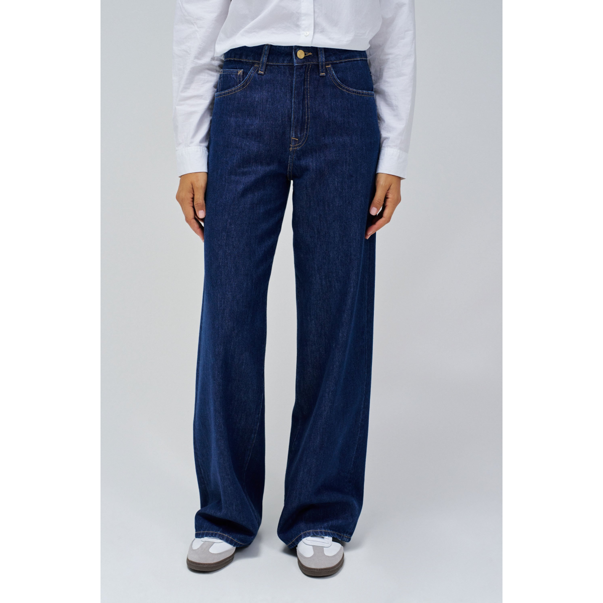 salsationサルセーション Wide Pant Blue Denim JEANS WIDE LEG WIDE