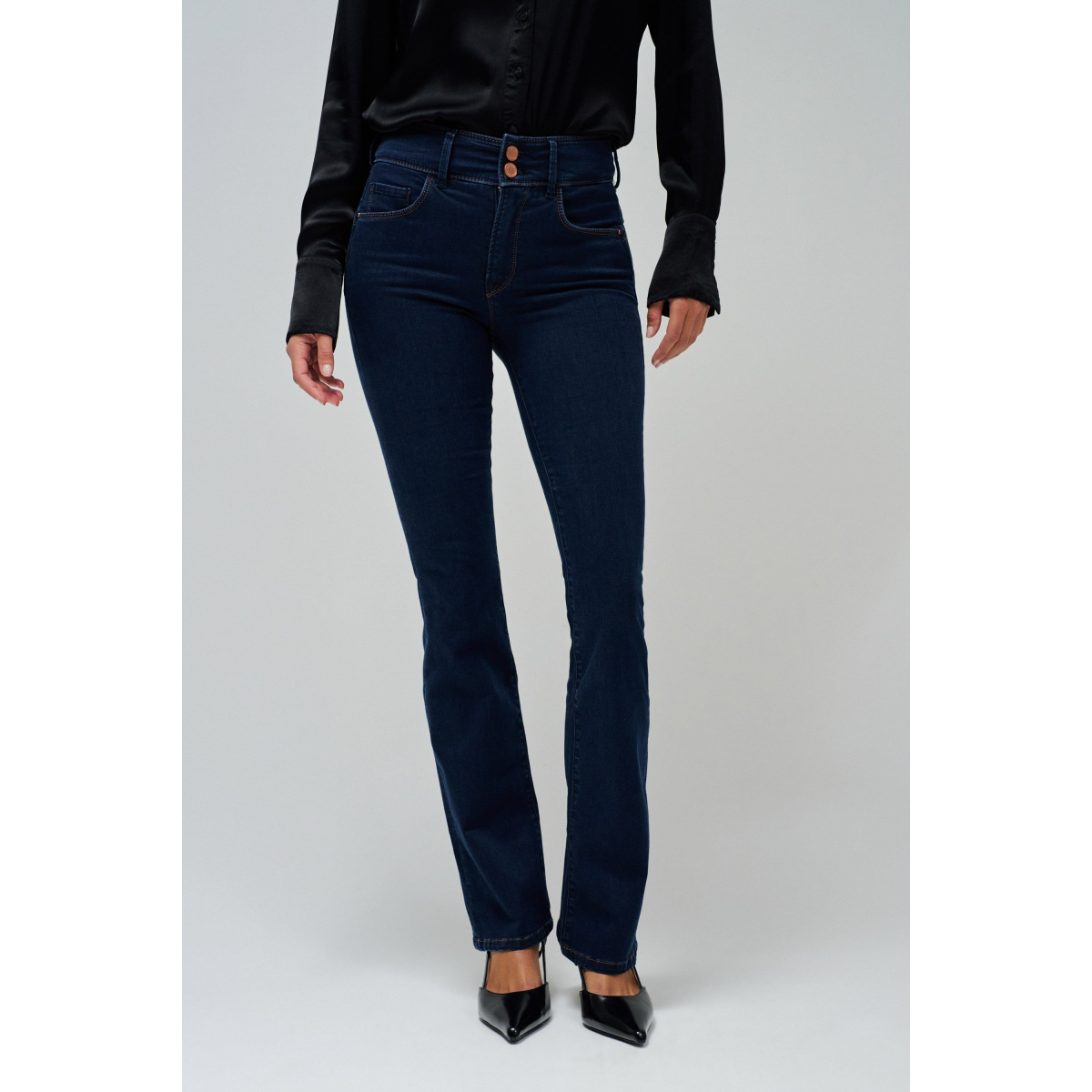 Jean Bootcut Fille Wild Secret – Taille 5/6 – Bleu Teinté Avec Paillettes – Neuf Avec étiquettes