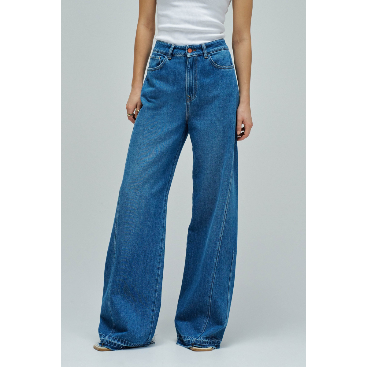 新品salsation relaxed wide leg pants(ポルソS)