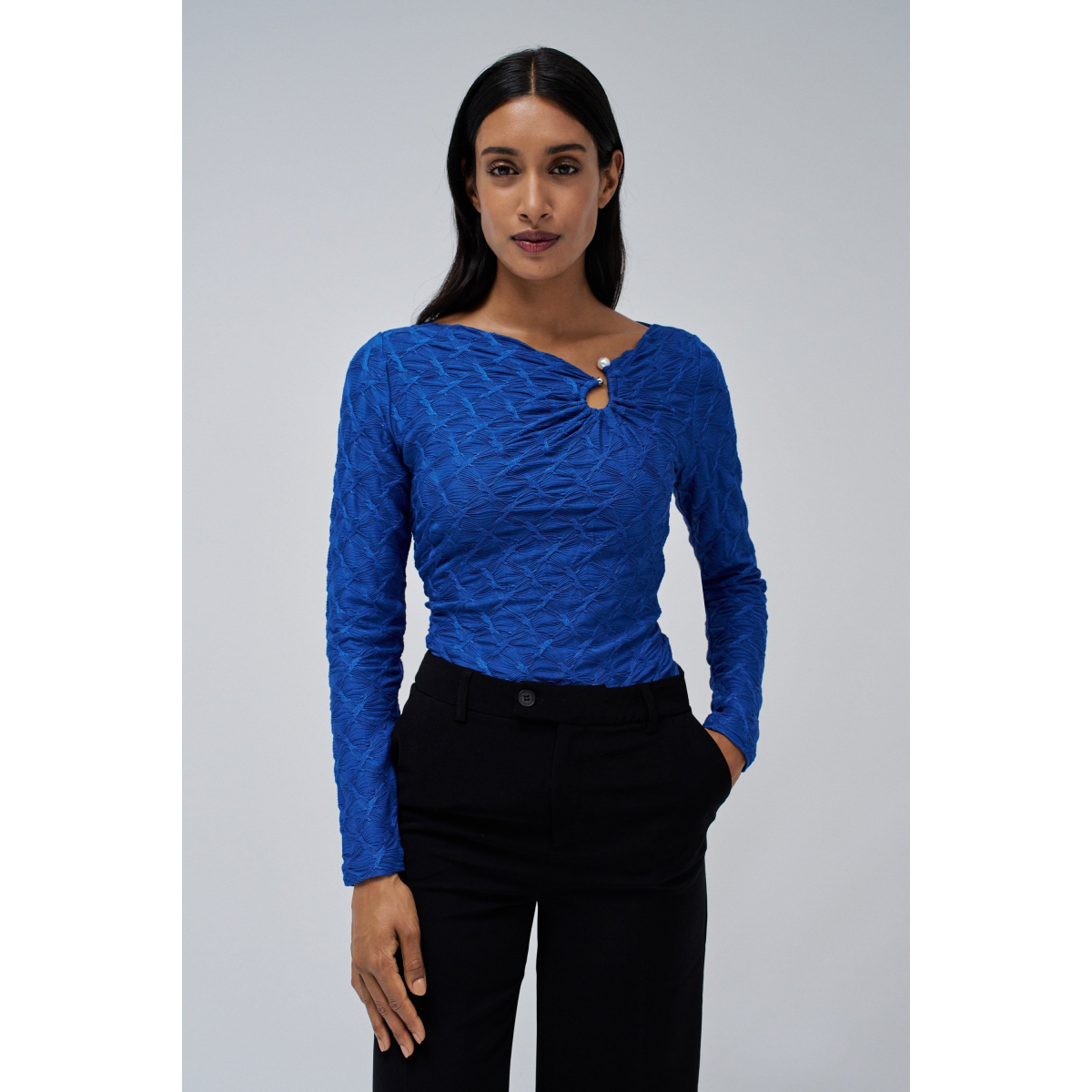 Pull Hiver Salsa - Modèle 21010508, Couleur Rouge Foncé, Taille S