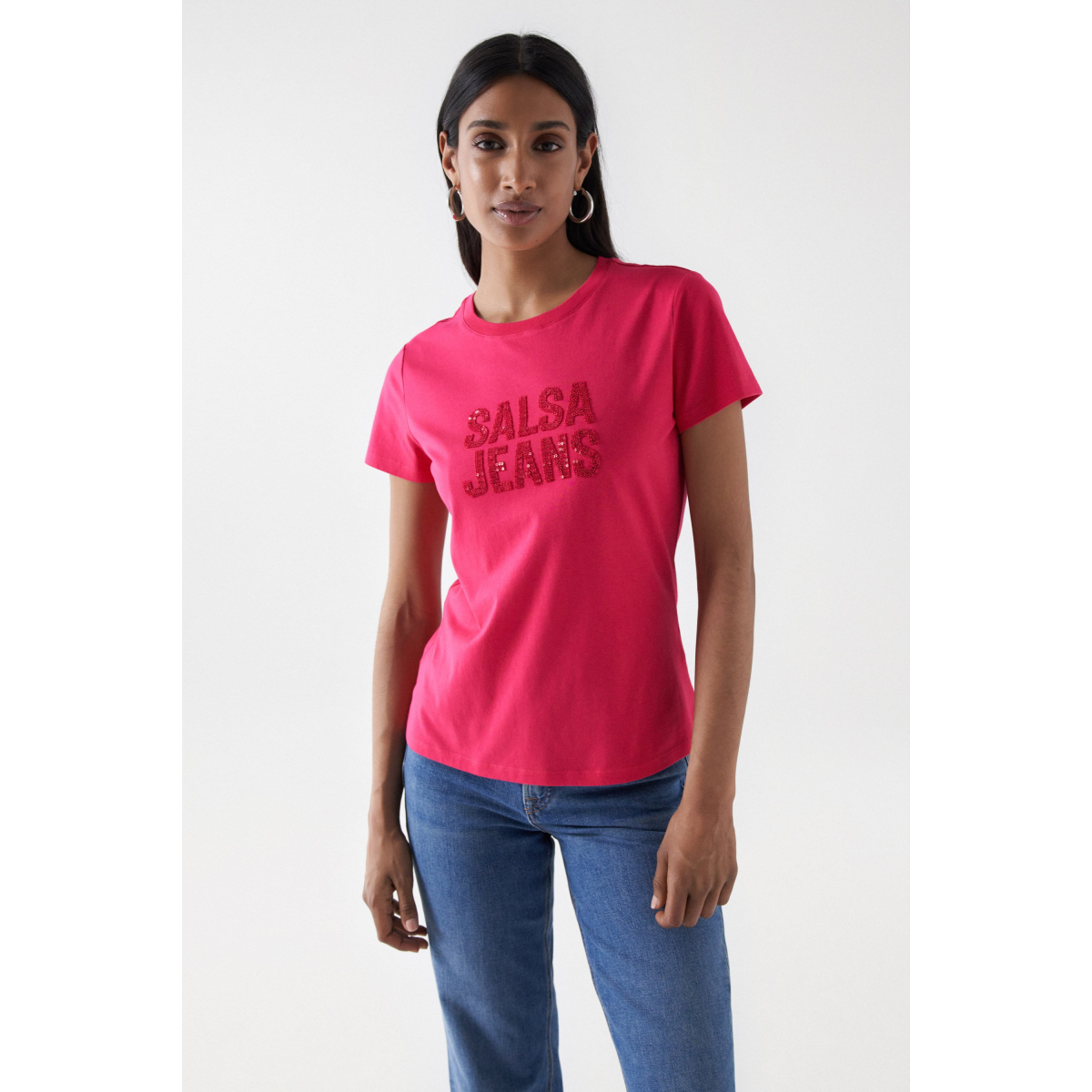 Salsa Logo Short Sleeve Pocket T-Shirt - Unisex Grey Medium