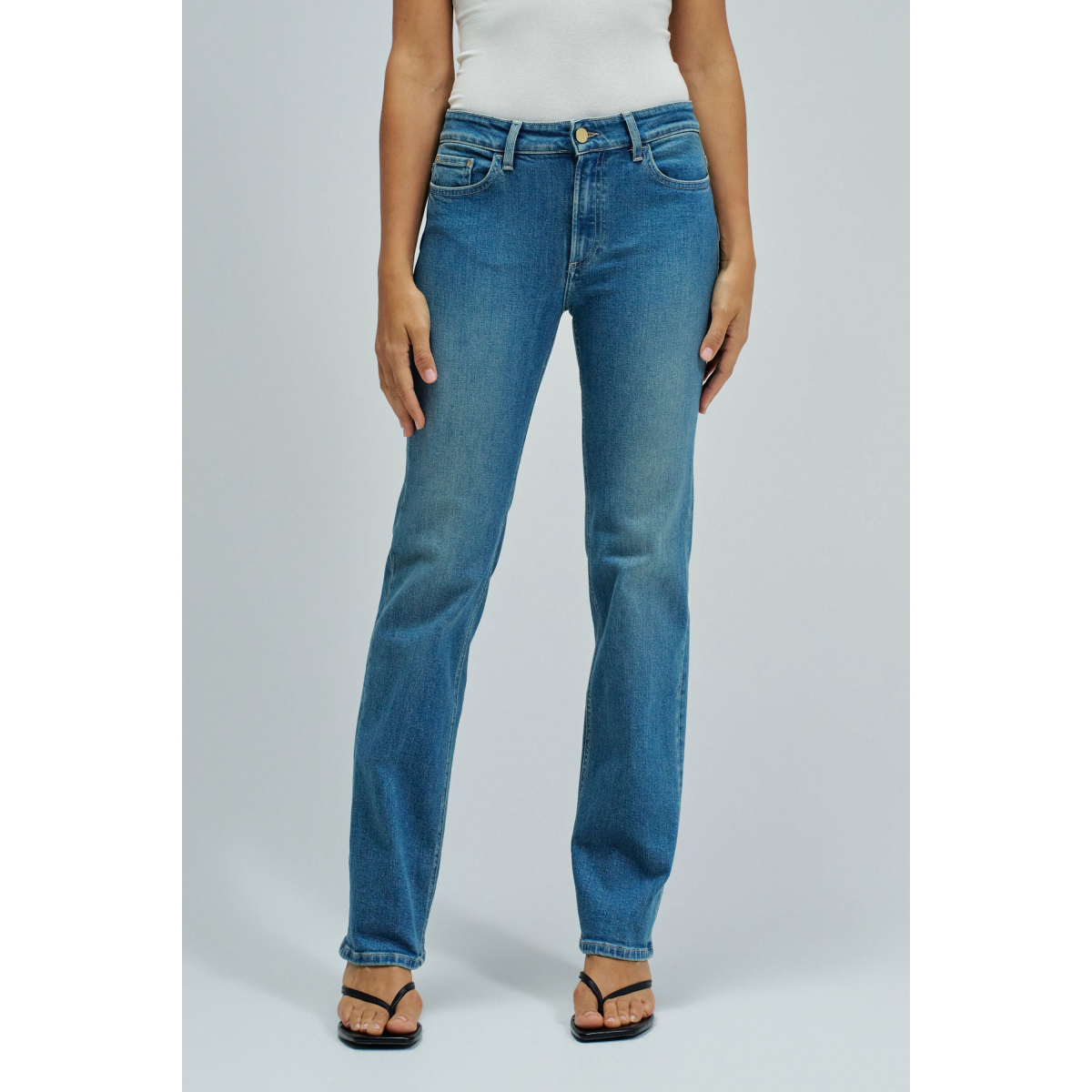 Destiny Push Up Straight Jeans Blue Women - SALSA JEANS
