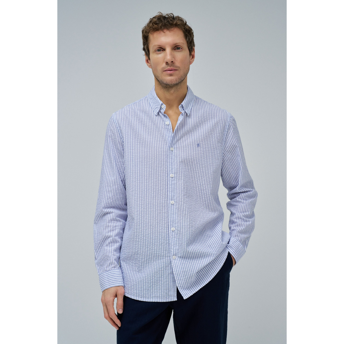 Camisa  Blue Riscas - Dixie